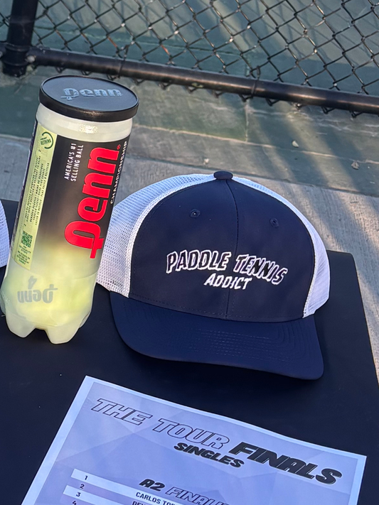 PADDLE TENNIS ADDICT TRUCKER HAT